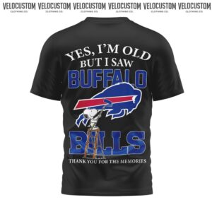 Buffalo Bills Snoopy Yes I Am Old But I Saw Buffalo Bills Shirt