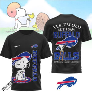 Buffalo Bills Snoopy Yes I Am Old But I Saw Buffalo Bills Shirt