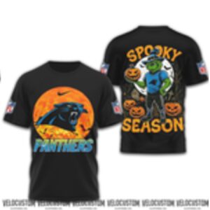 Carolina Panthers Grinch Spooky Season Halloween Shirt