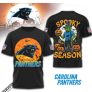 Carolina Panthers Grinch Spooky Season Halloween Shirt