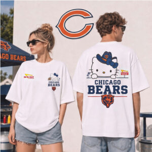 Chicago Bears Cute Cat Cowboy Hat Football Shirt