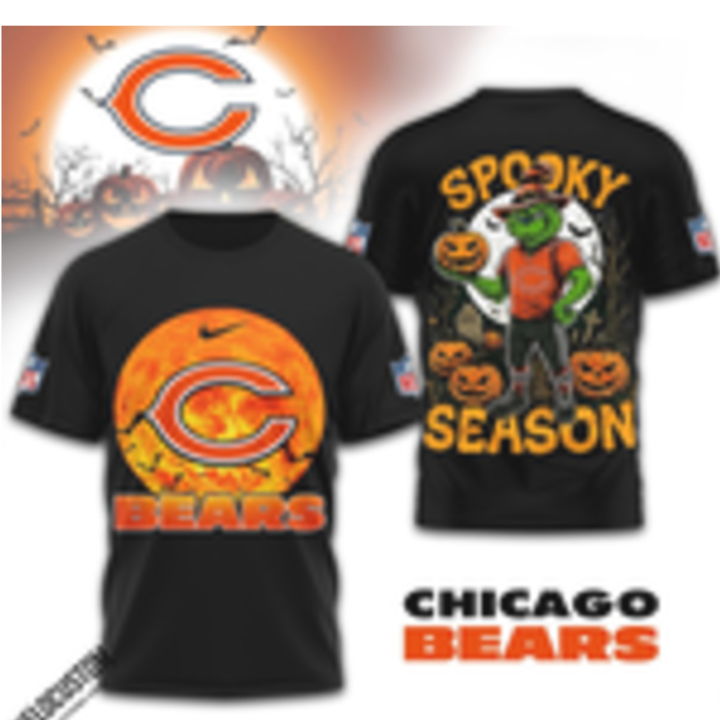 Chicago Bears Grinch Spooky Season Halloween Shirt Chicago Bears Grinch Spooky Season Halloween Shirt