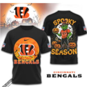 Cincinnati Bengals Football Spooky Season Halloween Monster Shirt