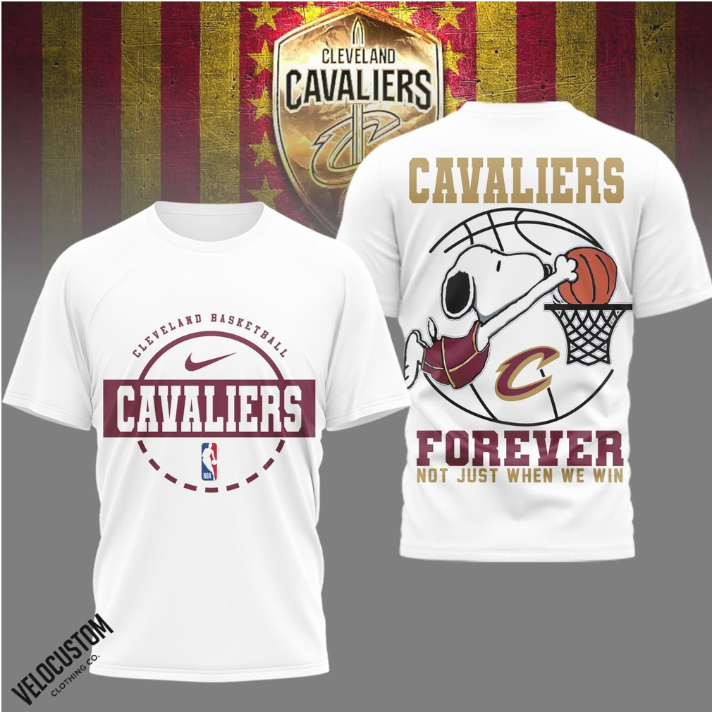 Cleveland Basketball Snoopy Forever Shirt Cleveland Basketball Snoopy Forever Shirt