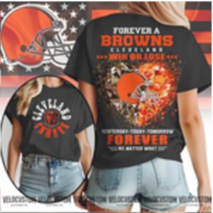Cleveland Football Diamond Heart Shirt
