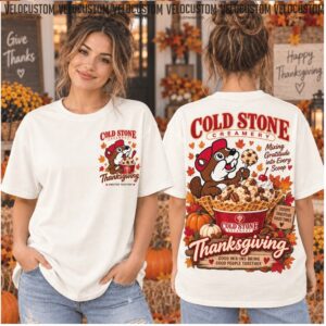 Cold Stone Creamery Thanksgiving Beaver Ice Cream Thanksgiving Shirt Cold Stone Creamery Thanksgiving Beaver Ice Cream Thanksgiving Shirt