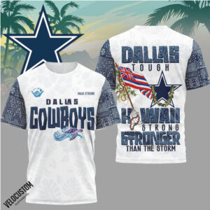 Dallas Cowboys Hawaii Stronger Than The Storm Shirt