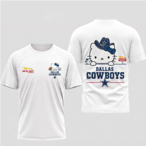 Dallas Cowboys Hello Kitty Cowboy Hat Shirt