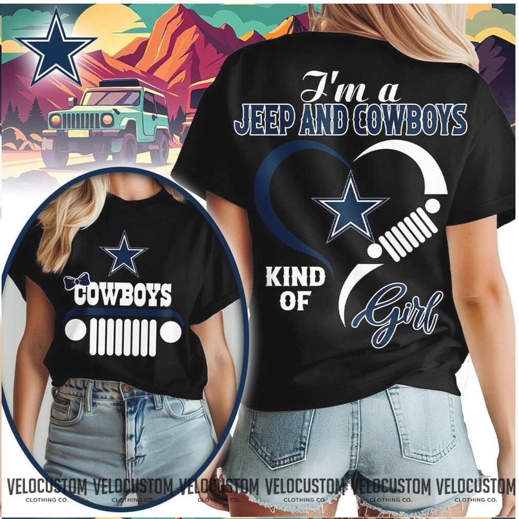 Dallas Cowboys Jeep Heartbeat Kind Of Girl Shirt Dallas Cowboys Jeep Heartbeat Kind Of Girl Shirt