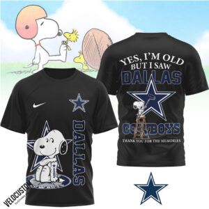 Dallas Cowboys Snoopy Yes I Am Old But I Saw Dallas Cowboys Shirt