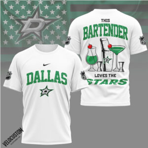 Dallas Stars Bartender Cocktail NHL Hockey Shirt