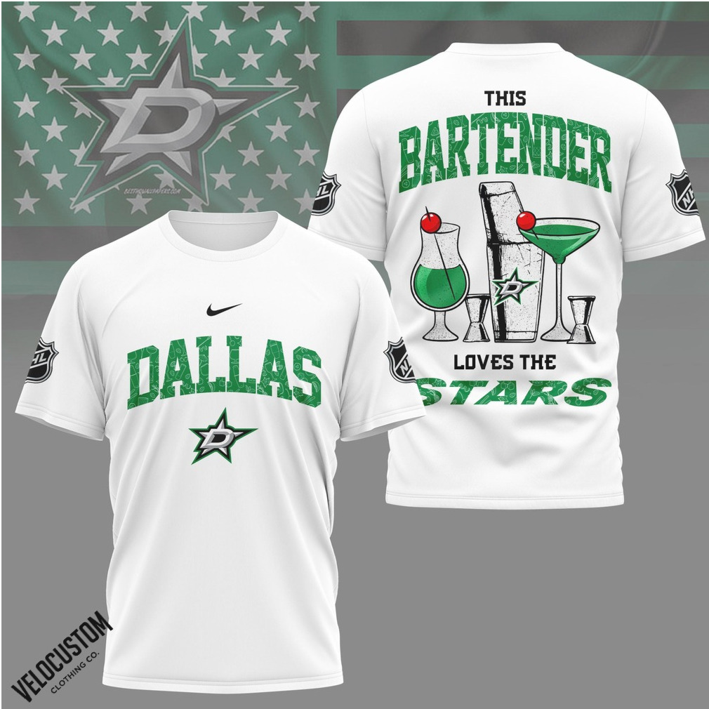 Dallas Stars Bartender Cocktail NHL Hockey Shirt Dallas Stars Bartender Cocktail NHL Hockey Shirt