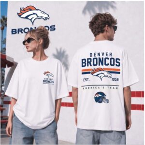 Denver Broncos Football Vintage Mascot Est 1959 Shirt