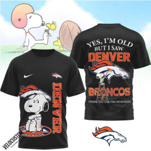 Denver Broncos Snoopy Yes I Am Old But I Saw Denver Broncos Shirt