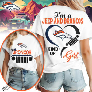 Denver Football Jeep Heartbeat Shirt