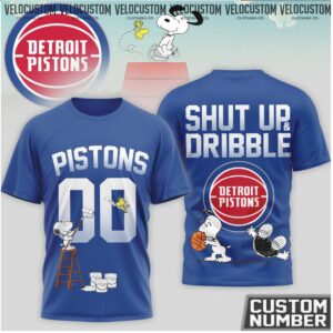 Detroit Basketball Snoopy Dribble Shirt