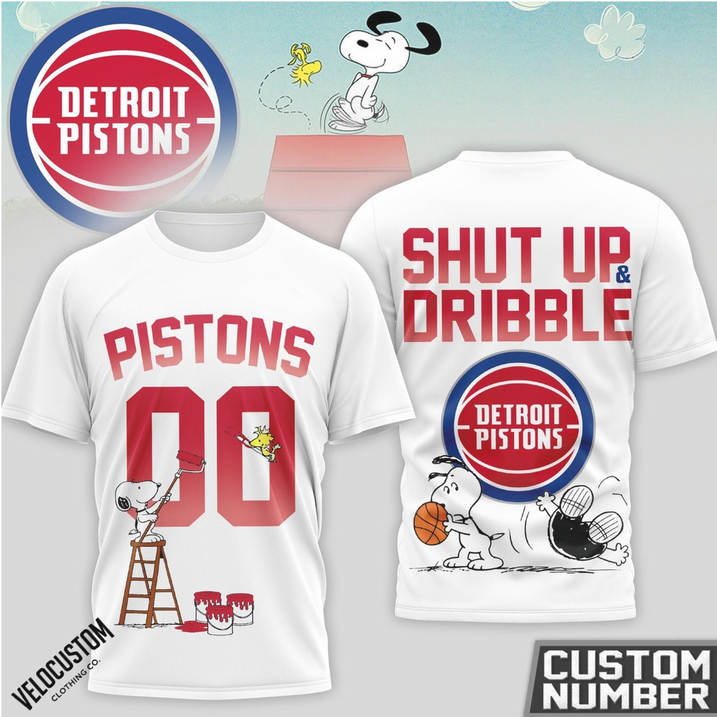 Detroit Basketball Snoopy Dribble Shirt Detroit Basketball Snoopy Dribble Shirt