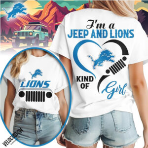 Detroit Football Jeep Lover Heart Grill Shirt