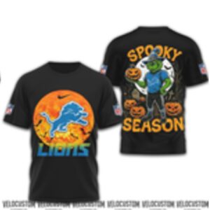 Detroit Lions Grinch Spooky Season Halloween Shirt