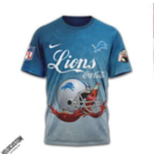 Detroit Lions Popeye Drink Strong Play Hard Shirt