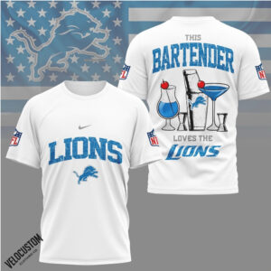 Detroit Lions This Bartender Loves The Lions Shirt