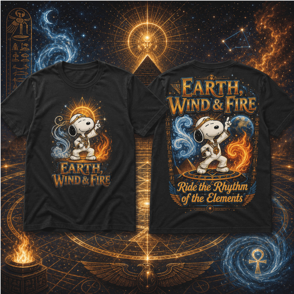 Earth Wind And Fire Snoopy Elements Vintage Shirt Earth Wind And Fire Snoopy Elements Vintage Shirt