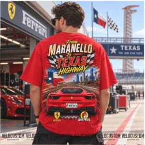 Ferrari Buc ee s Texas Highway Racing Shirt