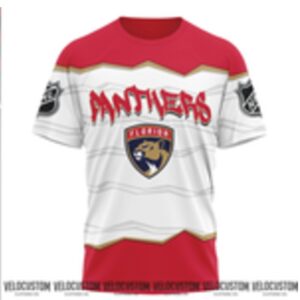 Florida Panthers Skeleton Hockey Puck Yeah Shirt