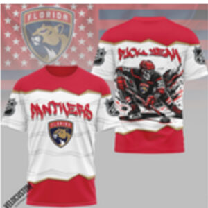 Florida Panthers Skeleton Hockey Puck Yeah Shirt