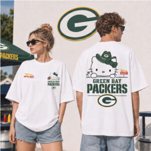 Green Bay Packers Cute Cat Cowboy Hat Football Shirt