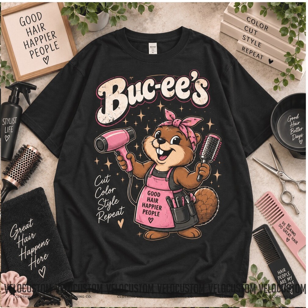Hair Stylist Beauty Salon Beaver Hairdresser Shirt Hair Stylist Beauty Salon Beaver Hairdresser Shirt