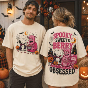 Halloween Snoopy Franken Berry Spooky Sweet And Berry Shirt