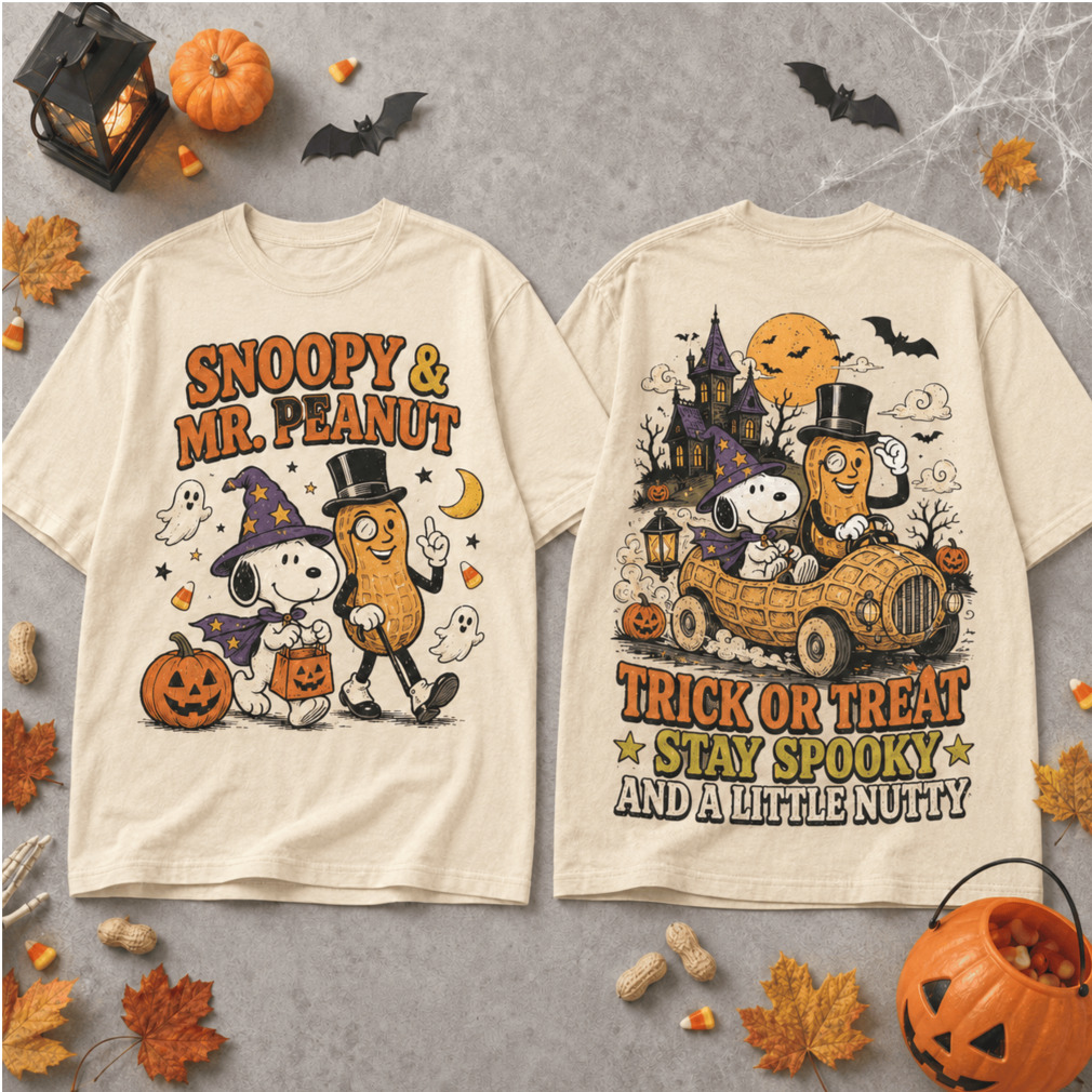 Halloween Snoopy Mr Peanut Trick Or Treat Stay Spooky Shirt Halloween Snoopy Mr Peanut Trick Or Treat Stay Spooky Shirt