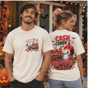 Halloween Snoopy Pringles This Is My Spooky Snackin Shirt