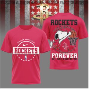 Houston Rockets Snoopy Basketball Forever Shirt