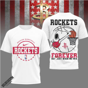 Houston Rockets Snoopy Basketball Forever Shirt