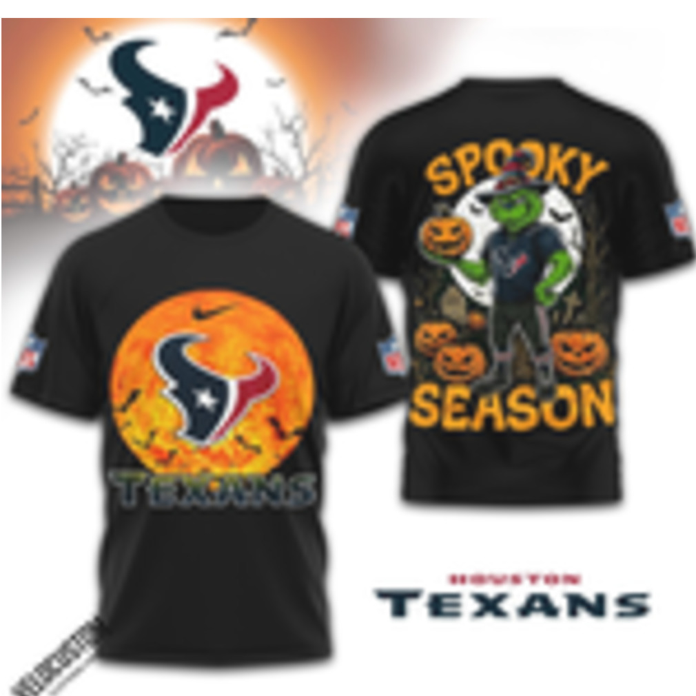 Houston Texans Grinch Spooky Season Halloween Shirt Houston Texans Grinch Spooky Season Halloween Shirt
