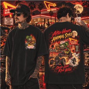 In N Out Burger After Hours Animal Style Hot Rod Shirt