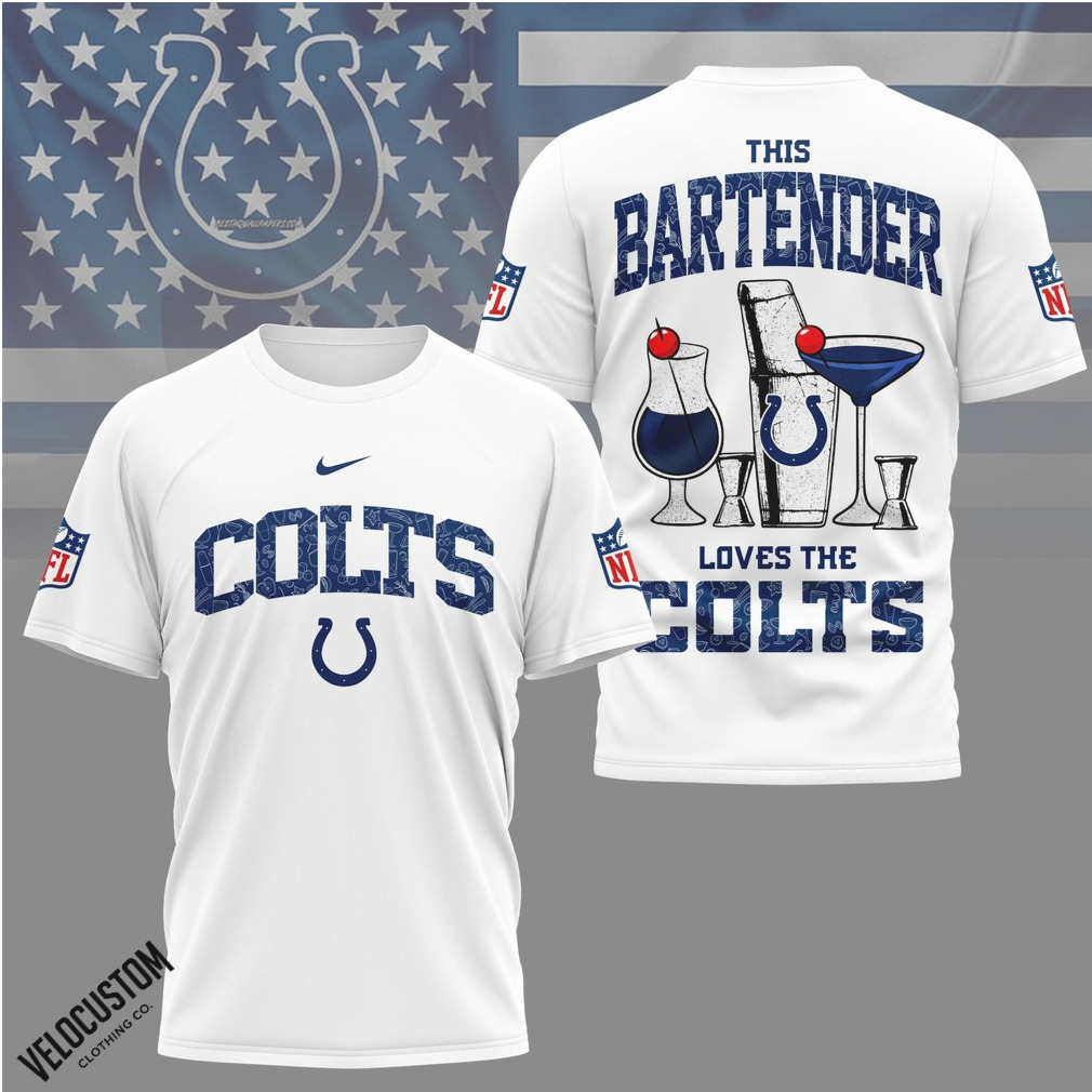 Indianapolis Colts Bartender Cocktail NFL Football Shirt Indianapolis Colts Bartender Cocktail NFL Football Shirt