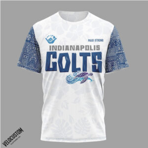 Indianapolis Colts Maui Strong Hawaii Turtle Polynesian Football Shirt
