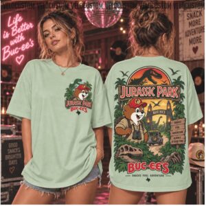 Jurassic Park Buc Ee’s Adventure Fuel Shirt Jurassic Park Buc Ee’s Adventure Fuel Shirt