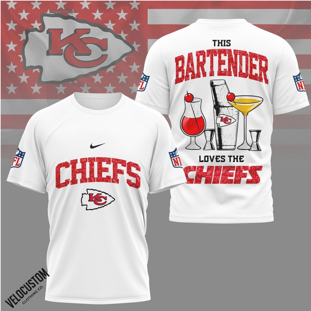 Kansas City Chiefs Bartender Cocktail Drink Fan Shirt Kansas City Chiefs Bartender Cocktail Drink Fan Shirt