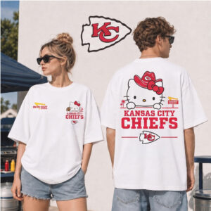 Kansas City Chiefs Hello Kitty Cowboy Hat Shirt