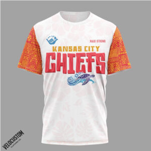 Kansas City Chiefs Maui Strong Hawaii Turtle Polynesian Football Shirt