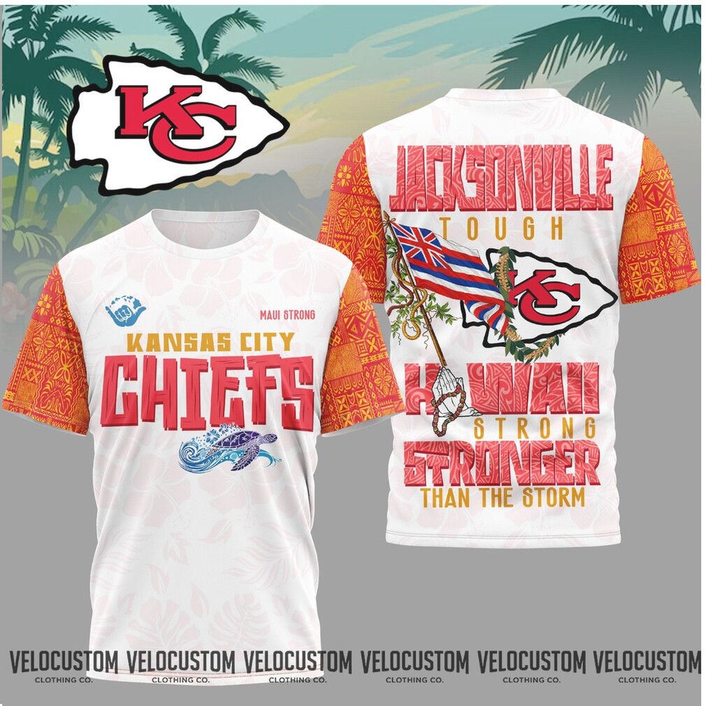 Kansas City Chiefs Maui Strong Hawaii Turtle Polynesian Football Shirt Kansas City Chiefs Maui Strong Hawaii Turtle Polynesian Football Shirt