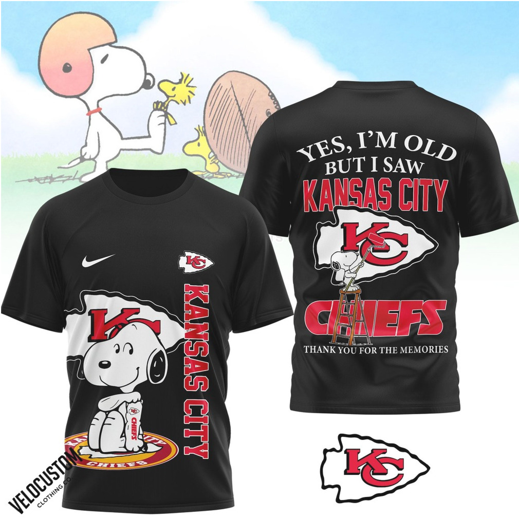 Kansas City Chiefs Snoopy Yes I Am Old But I Saw Thank You For The Memories Shirt Kansas City Chiefs Snoopy Yes I Am Old But I Saw Thank You For The Memories Shirt