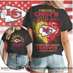 Kansas City Football Diamond Heart Shirt