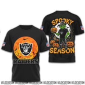 Las Vegas Raiders Grinch Pumpkin Spooky Season Shirt