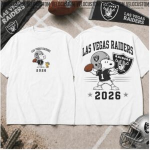 Las Vegas Raiders Snoopy Football 2026 Shirt