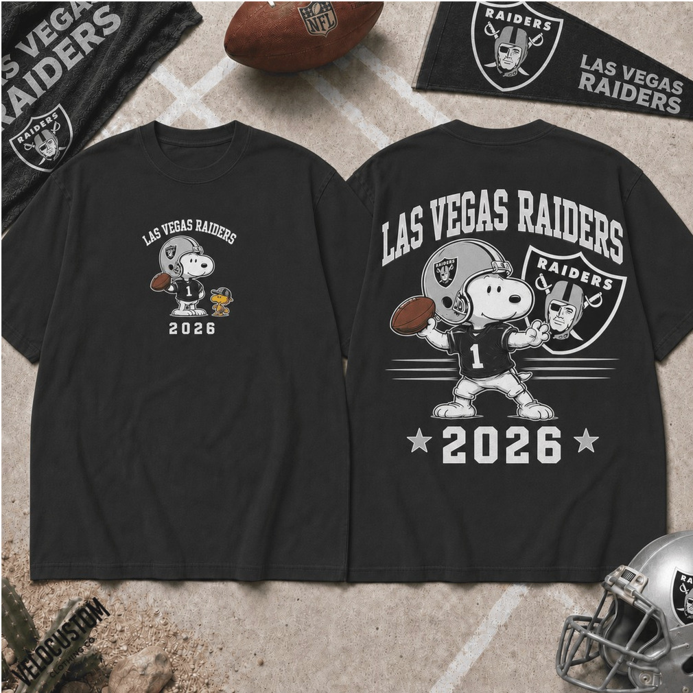 Las Vegas Raiders Snoopy Football 2026 Shirt Las Vegas Raiders Snoopy Football 2026 Shirt